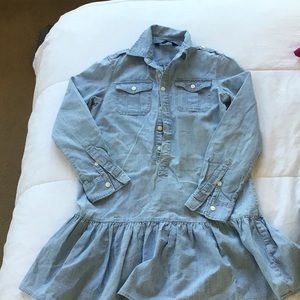 Polo Ralph Lauren girls jean dress size 10